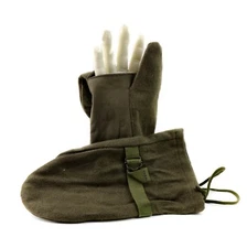 Original Austrian army sniper mittens shooting trigger military gloves wool OD