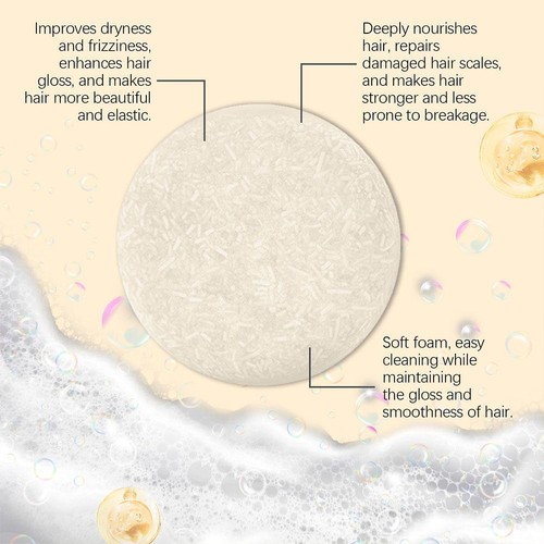 Rice Water Shampoo Bar Soap for Hair&Strengthening,Anti Hair Loss Hair Reg C8M7 - Picture 9 of 16
