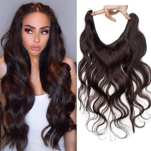 Cerchietto US Hidden Sercret Wire in Hair Extension spesso pezzo unico vero come umano - Foto 3 di 41