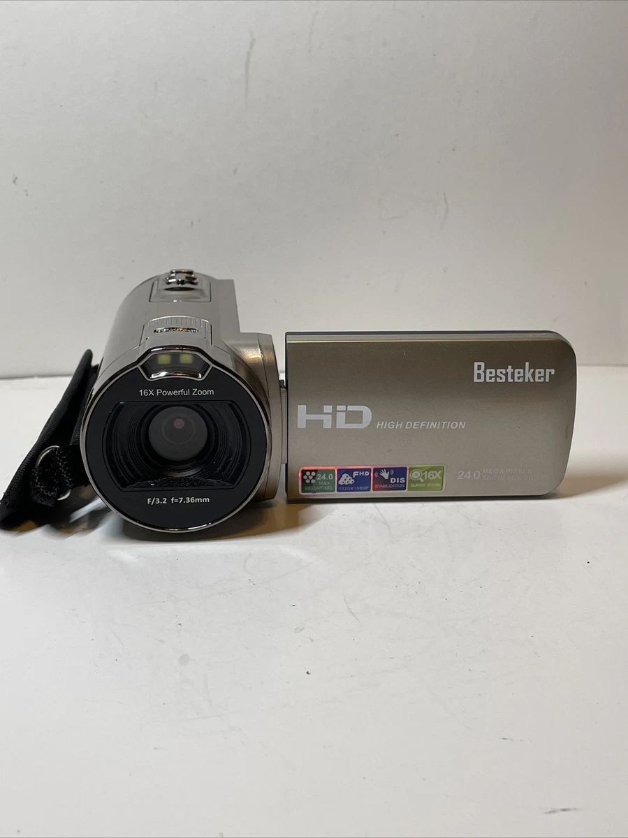 HD HIGH DEF FULL HD VIDEO CAMERA/ MICROPHONE 24.0 MEGAPIXELS W/ Battery A231