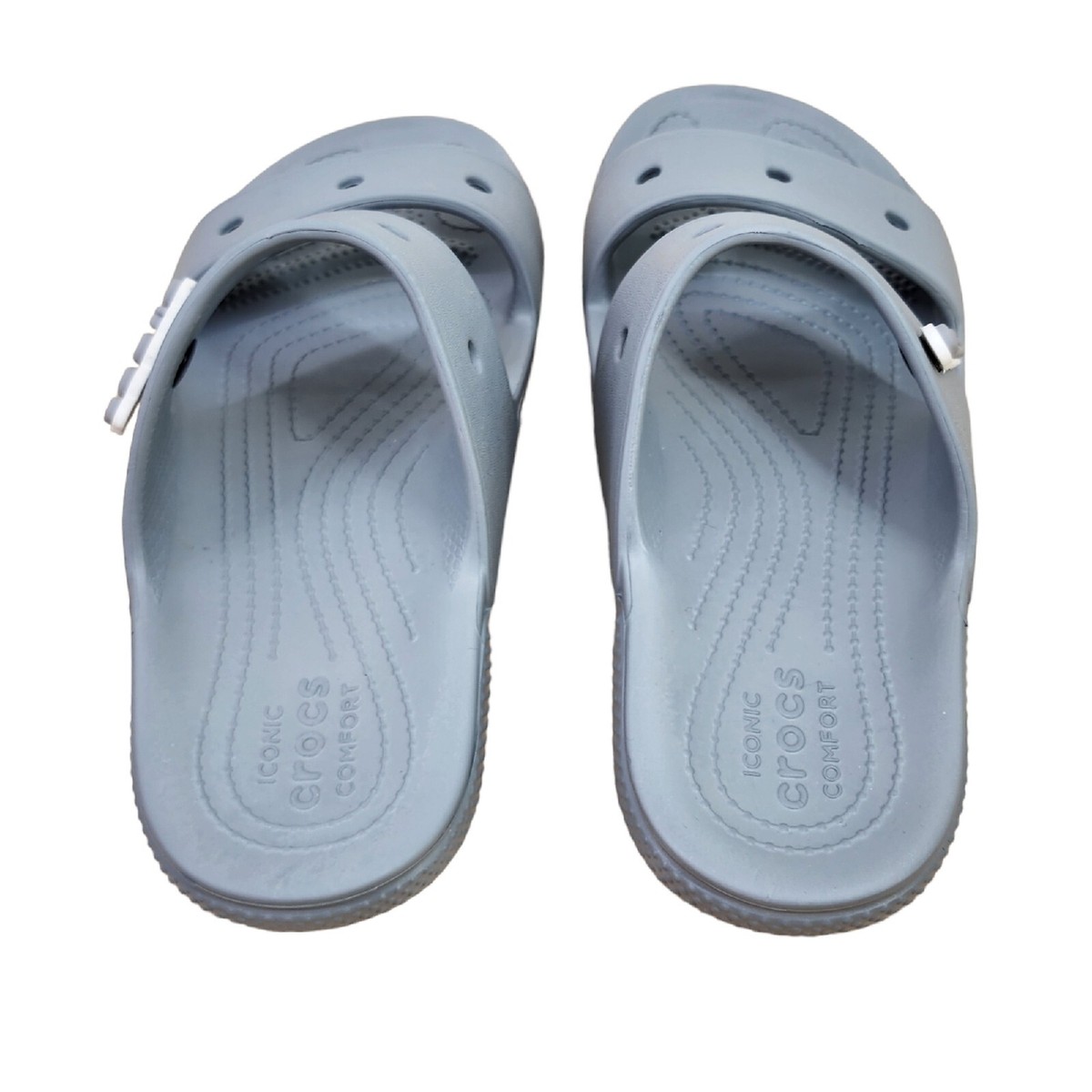 Crocs Classic Sandals Slides Grey Sizes Mens 6 Womens 8