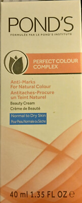 Pond's Perfect Color Complex Beauty Cream Normal/Dry Skin 1.35 Fl. Oz. NIB