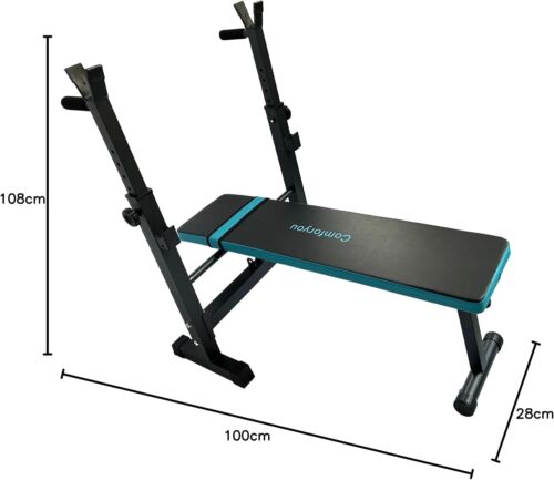 Comforyou Adjustable Weight Bench Full Body Workout Multi-Purpose Foldable - Picture 3 of 9