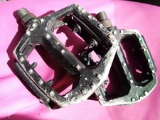 BMX PEDALS OLD SCHOOL BLACK PEDALES NOIRES / GT MONGOOSE RALEIGH HARO DYNO