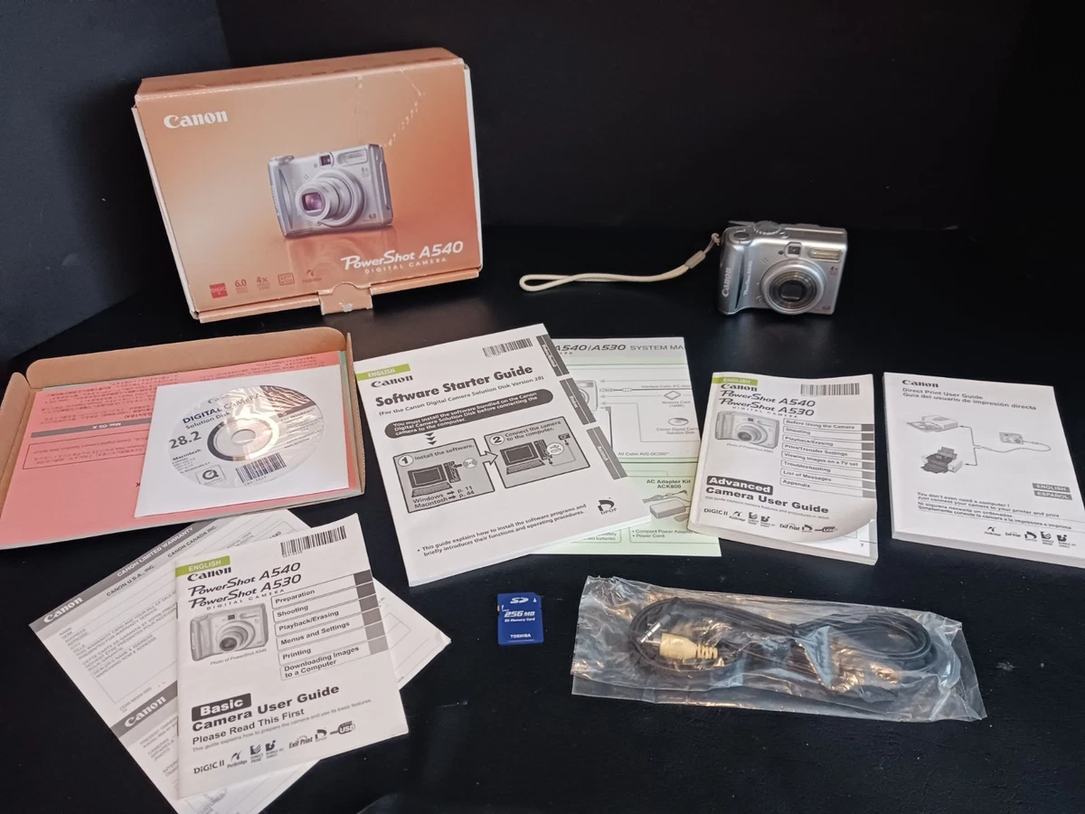Preços baixos em Câmeras digitais Canon PowerShot A540 | eBay
