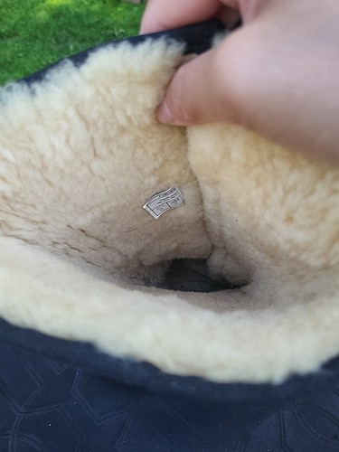Stivali UGG Australia donna 1895 retrò cargo alti zip pelle di pecora neri taglia 9 - Foto 7 di 10
