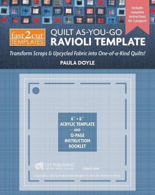 Paula Doyle fast2cut Quilt As-You-Go Ravioli Template (General merchandise)