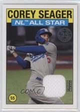 2021 Topps 1986 Topps All-Star Baseball Relics Corey Seager #86ASRCS 01w1