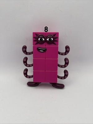 Numberblocks Eight Octoblock Hand2Mind Purple Alphablocks 2023 #8 Figure