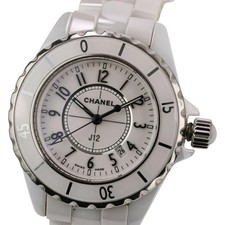 Used CHANEL J12 watch H0968 Wrist watch Women Quartz White
