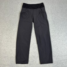 Prana Pants Womens S Black Summit Short Inseam Mid Rise Athleisure Gorpcore Yoga