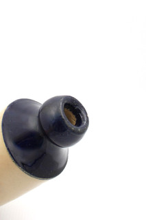 VINTAGE c1900s H. WISE READING BERKSHIRE BLUE TOP STONE GINGER BEER STONE BOTTLE