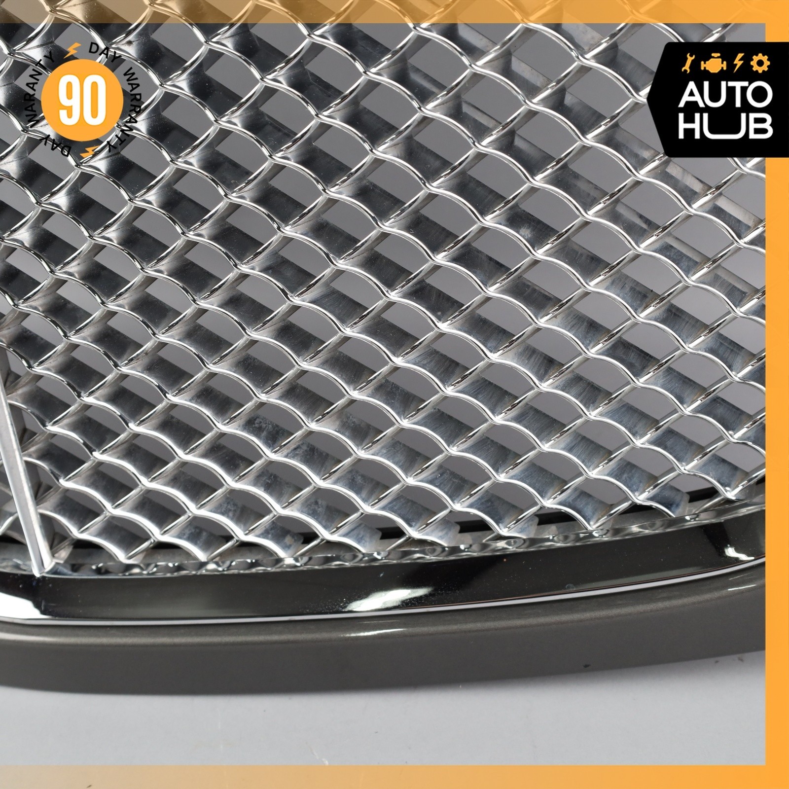 Bentley Continental GTC GT Hood Radiator Grille Grill w/ Brackets Gray OEM 43k