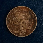 1938-D Buffalo Nickel, XF Details, Corroded, Full Horn, Last Year D333