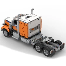 Compatible Motorized Semi Truck withPower Functions Motor Kit 1367 Pieces