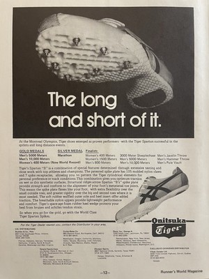 Onitsuka Tiger Running Shoe Ad                          The Long And Short Of It