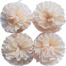 Super Exfoliating Home Spa Weave Loofah Shower Sponge Pouf Mesh Brush - Bath Spa