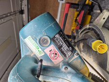 Makita LS1013 110V Corded Electric Mitre Saw 260mm Blade Blue/Beige