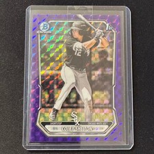 🔌IU 2026 BOWMAN CHROME PURPLE 1ST GEO COLBY SHELTON /250