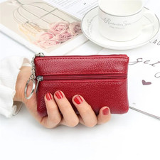PU Leather Coin Purses Women'S Small Change Money Bags Pocket Wallets Key Holder