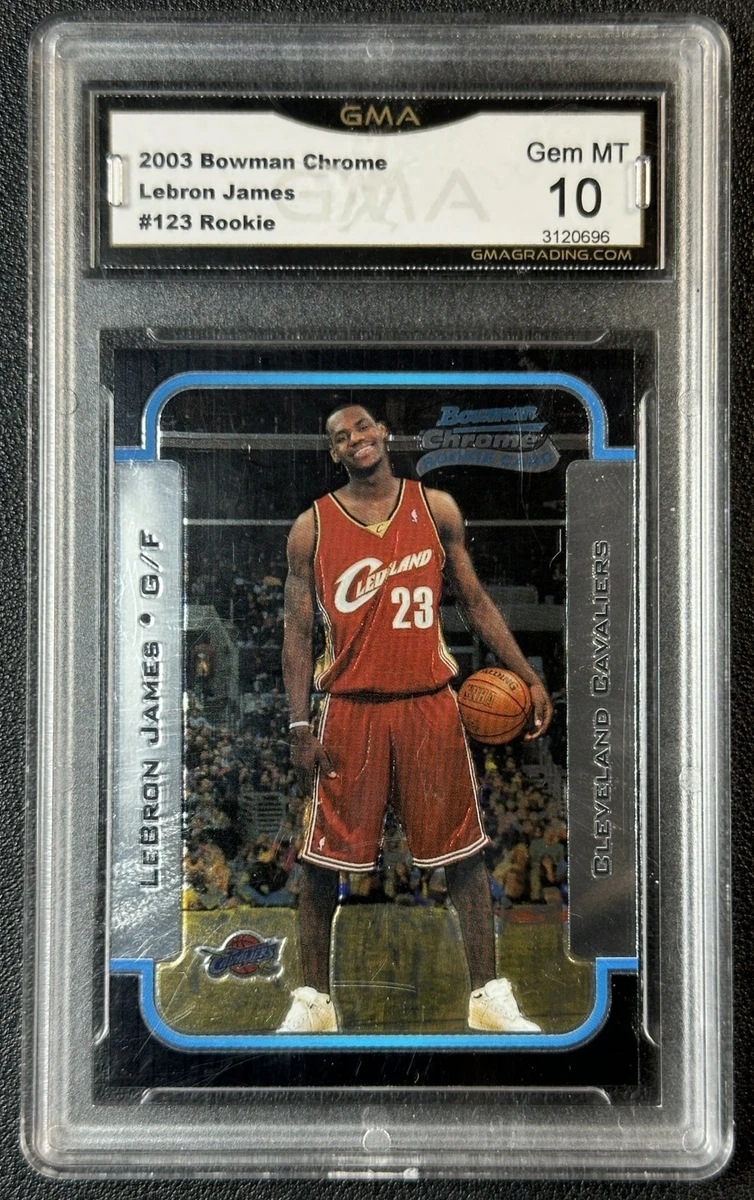 Bowman LeBron James Basketball Rookie Sports Trading Cards for