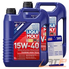 2x 5 L = 10 LITER LIQUI MOLY TOURING HIGH TECH 15W-40 MOTOR-ÖL MOTOREN-ÖL 2x 5 L = 10 LITER LIQUI MOLY TOURING HIGH TECH 15W-40 MOTOR-ÖL MOTOREN-ÖL