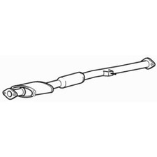 Quality Centre Exhaust Middle Silencer for Subaru Impreza EJ201 2.0 (2000-2001)