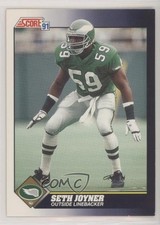 1991 Score Seth Joyner #460 2p4