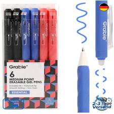 Gelstifte Farblos Radierbar 0,7 mm Medium 6er Pack Sch