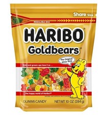 HARIBO Goldbears, Gummi Candy, 10 oz Resealable Bag, Assorted Flavors