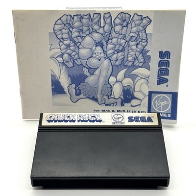 Sega Master System - Chuck Rock - Modul + Anleitung