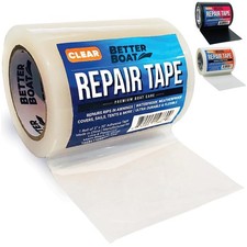Better Boat Repair Tape for Fabric and Vinyl 30ft x 3in, Clear Waterproof Pat...