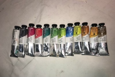 12 Tuben Sennelier Feinölfarbe Linksufer 40ml Neu