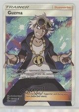 Full Art - Guzma Pokemon Sun & Moon Burning Shadows #143 on eBay