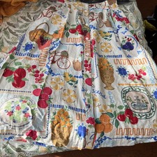 ZARA WOMAN HIGH-WAIST MIDI PRINTED CAPE SKIRT