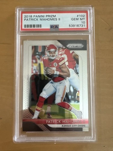 2018 Panini Prizm - Patrick Mahomes II #102 PSA 10