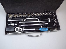 Hazet 25-piece 12 Socket Set 916sp Chrome-vanadium Jd With Case Hazet 25-piece 12 Socket Set 916sp Chrome-vanadium Jd With Case