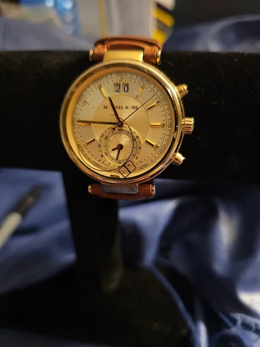 Orologio Michael Kors MK6360 Sawyer data oro SOLO PEZZI DI RICAMBIO