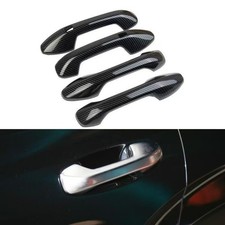 For Hyundai Palisade 2020-2025 Carbon Fiber ABS Outer Door Handle Cover Trim