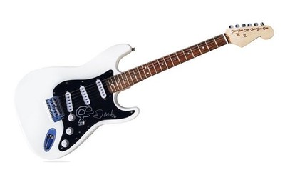 Moby authentic signed electric guitar W/ Certificate Autographed (A1)