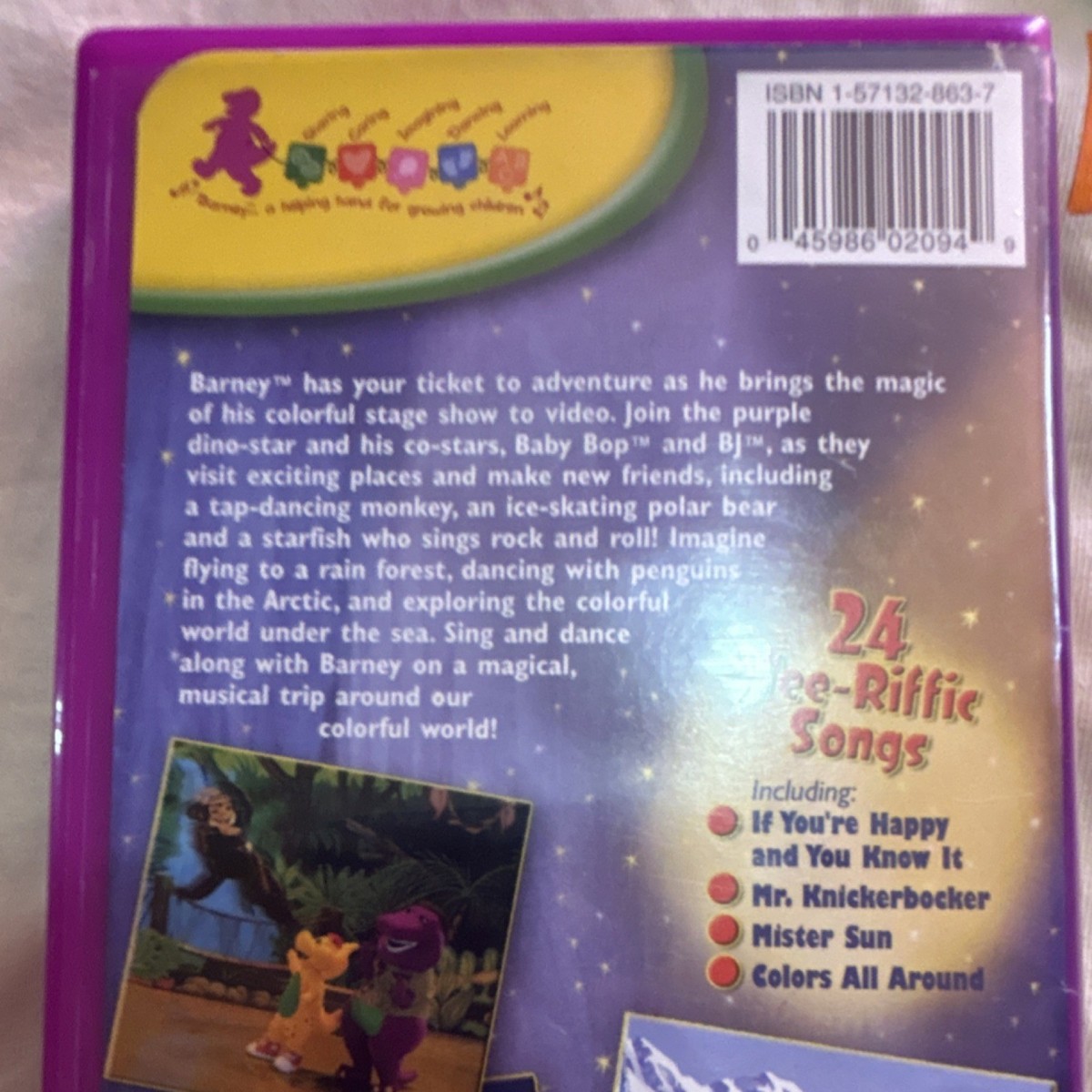 HiT Entertainment Barney's Colorful World Live! VHS 2004