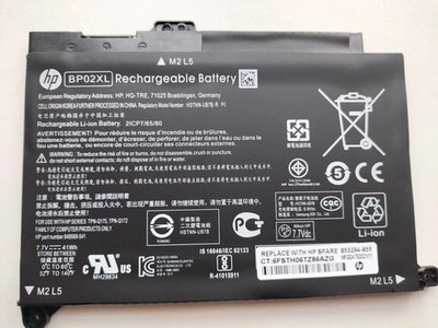 Genuine Battery BP02XL For HP Pavilion 15-AU 849909-855 HSTNN-UB7B TPN-Q172