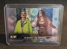 2024 AEW Upper Deck Trading Cards - #84 The Outcasts - Ruby Soho & Saraya - Pyro