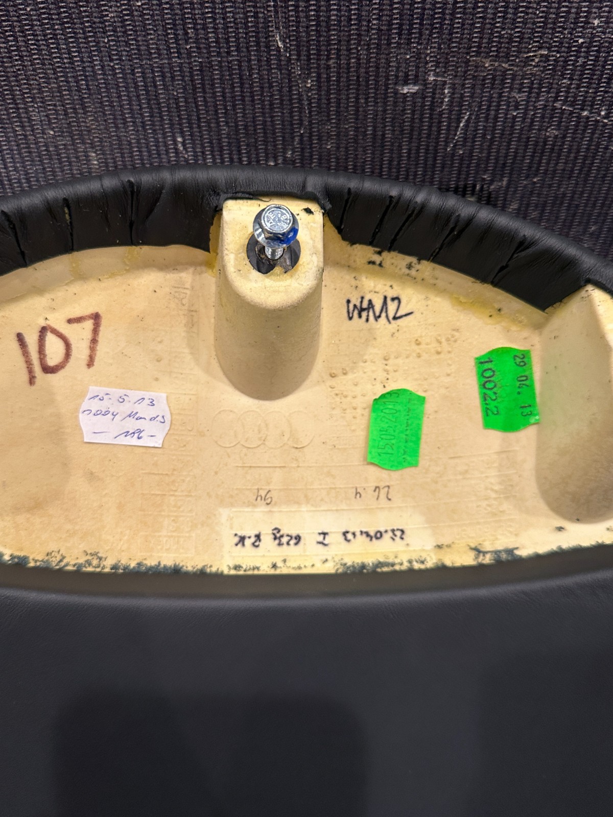 2014 AUDI R8 V10 DRIVER LEFT DASH DASHBOARD GAUGE CLUSTER COVER PANEL OEM