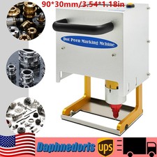 Portable Metal VIN Code Engraving Printer Touch Screen Dot Peen Marking Machine