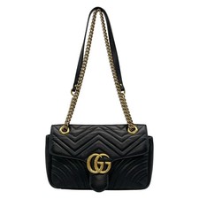 GUCCI GG Marmont Quilting Small Shoulder Bag ...