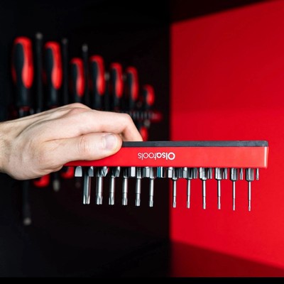Hex Bit Organizer With Magnetic Base | Professional Quality Hex Bit Holder For Y