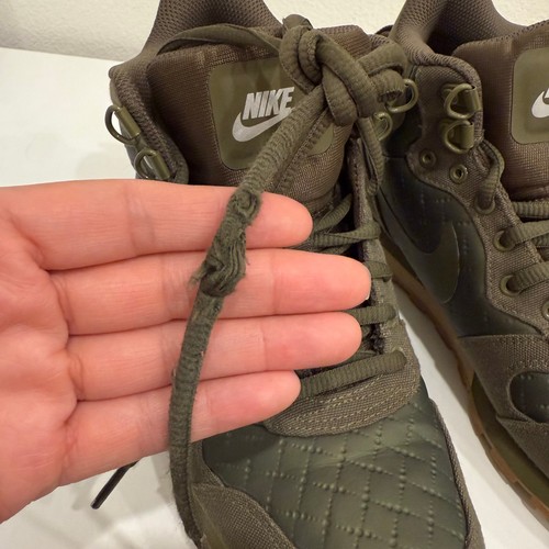 Nike MD Runner 2 Mid Premium Olivgrün Damen Sneaker Größe 7 Retro Freizeit - Bild 9 von 9