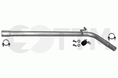 Tuyau intermédiaire Seat Ibiza 1.2 anti-fuite pour réparer l'échappement abîmé