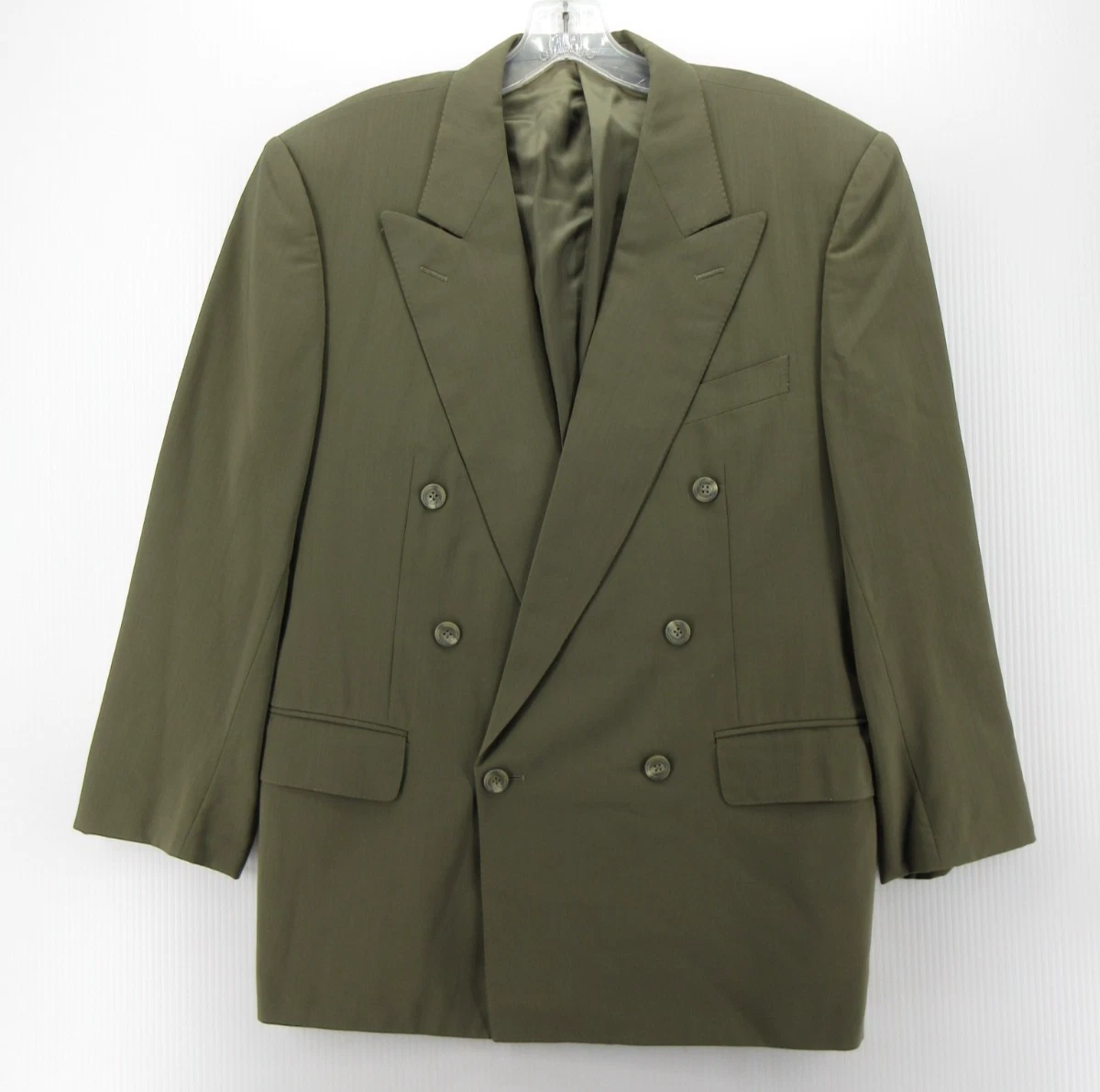 Ermenegildo Zegna Green Double-Breasted Suits & Blazers for Men